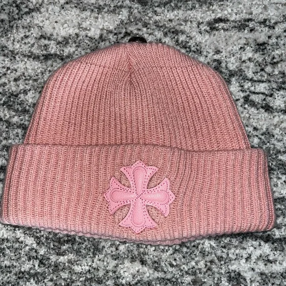 Chrome Hearts ピンク ビーニー